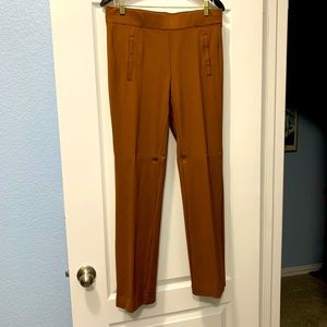 Tobacco knit pull on slacks